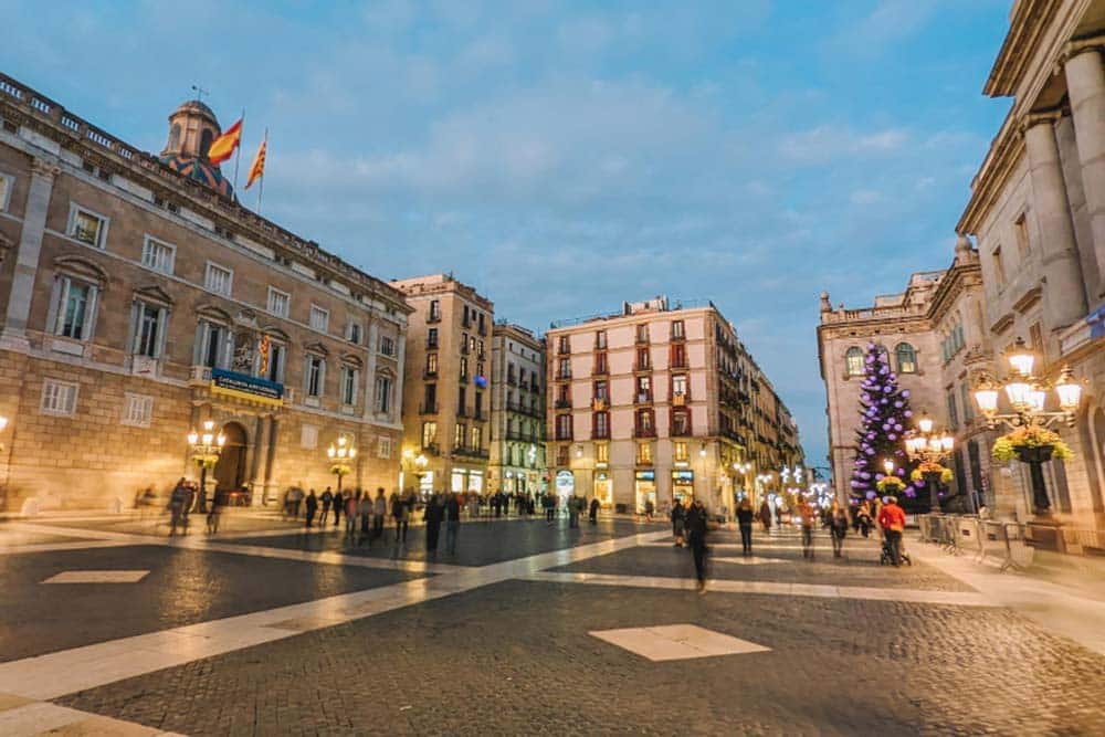Plaza de San Jaime in Barcelona