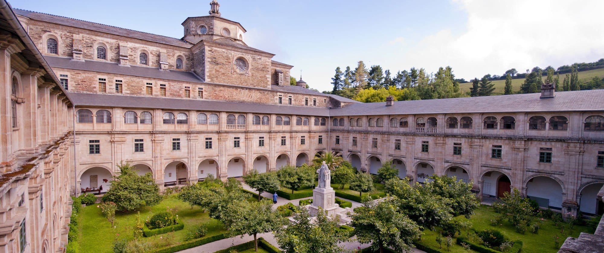 Samos monastery cloister