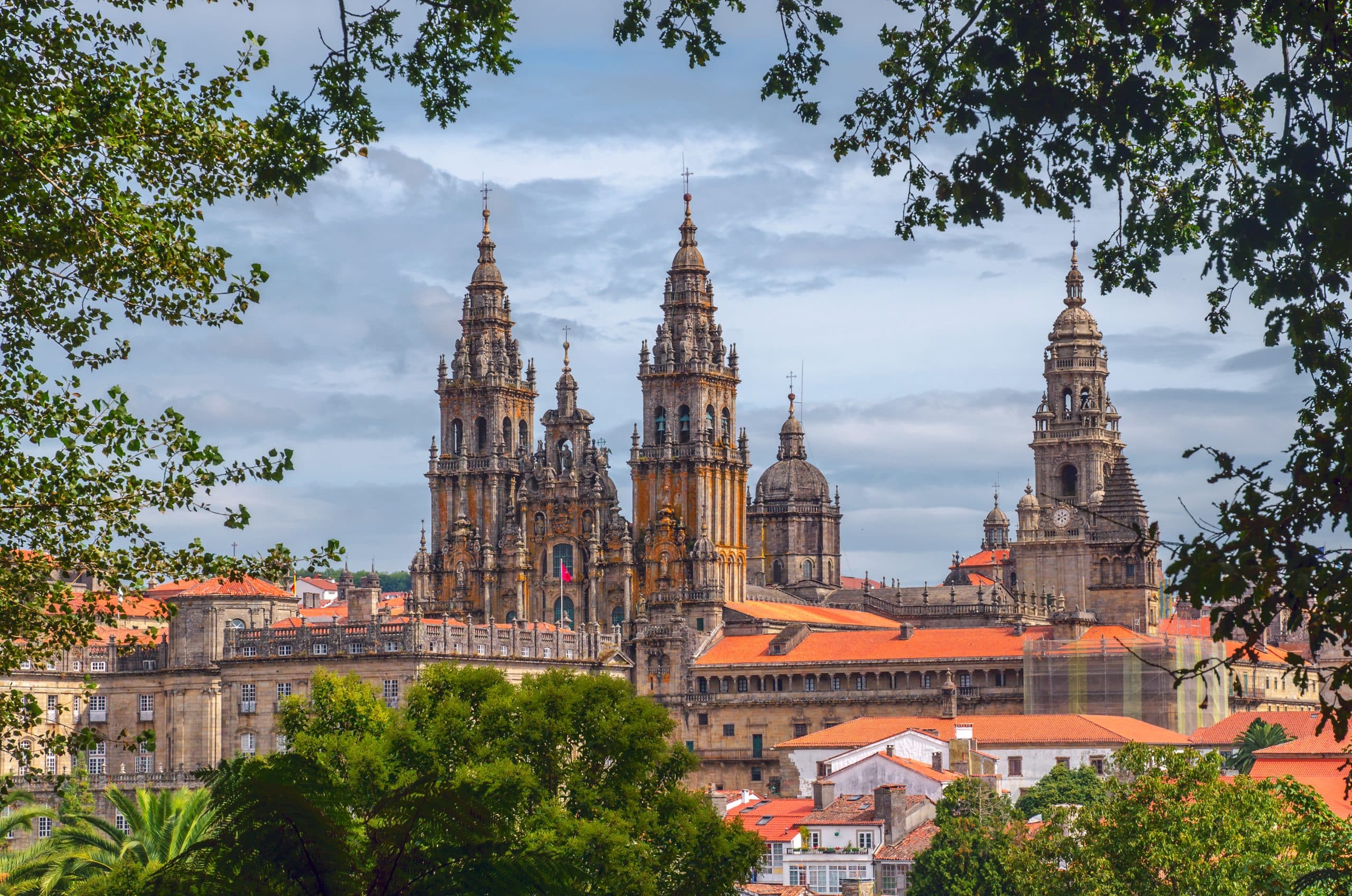 Views of the Santiago Cathedral