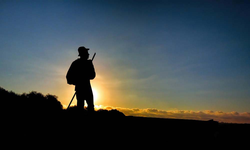 Pilgrim in Villafranca del Bierzo